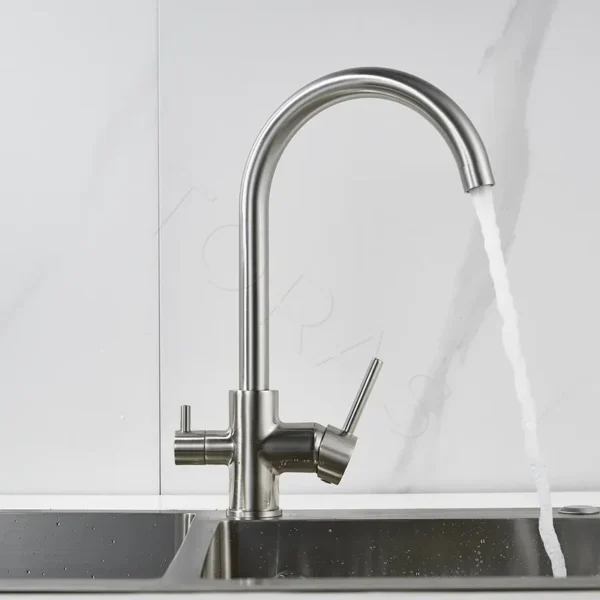 Смеситель для кухни с подключением к фильтру воды Shevanik S128L