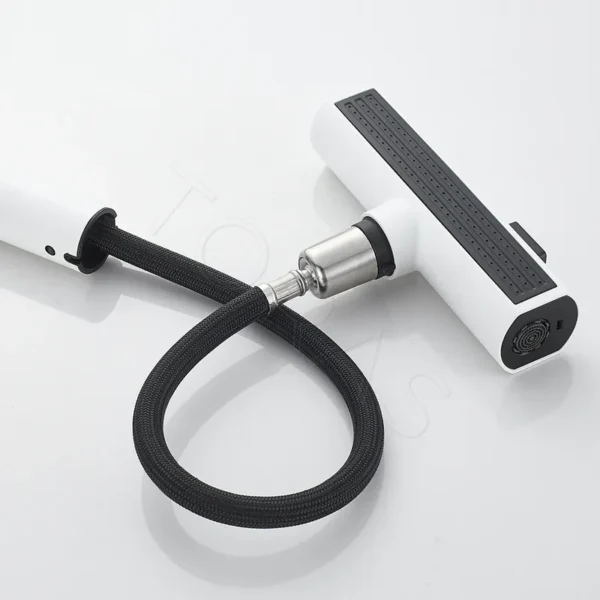 Смеситель для кухни с выдвижным изливом Shevanik S263C