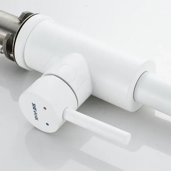 Смеситель для кухни с выдвижным изливом Shevanik S263C