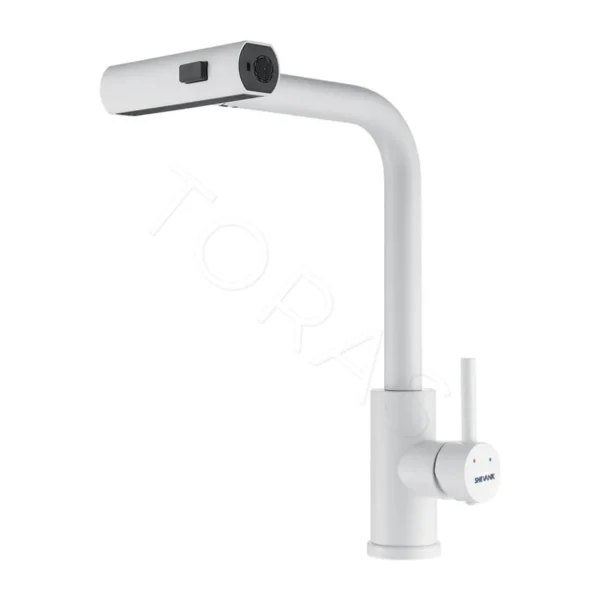 Смеситель для кухни с выдвижным изливом Shevanik S263C