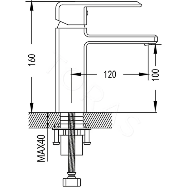 Смеситель для умывальника Shevanik S8801