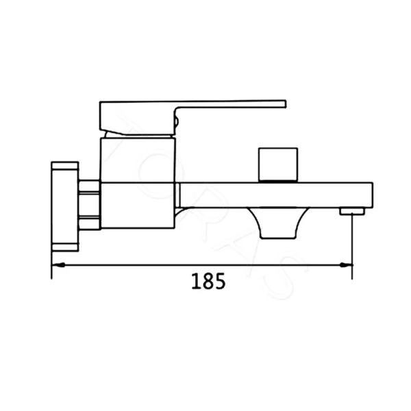 Смеситель для ванны Shevanik S9602