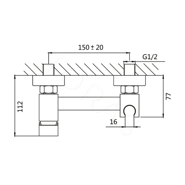 Смеситель-с-гигиеническим-душем-Shevanik-S137T-1 Смеситель с гигиеническим душем Shevanik S137T