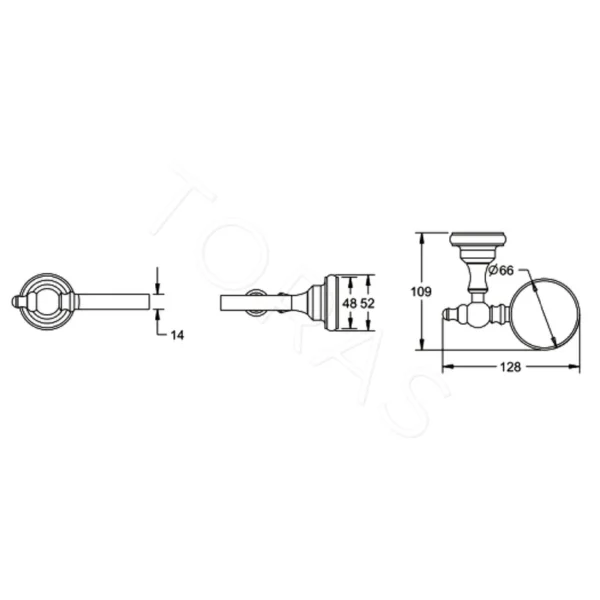 Стакан для ванной Rose RG1112