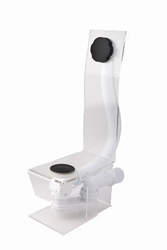 Сифон для ванны п/автомат Vega V55R 70см эко BLACK ШАГРЕНЬ