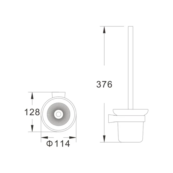 SG5700T-2 Щетка для унитаза Shevanik SG5700T