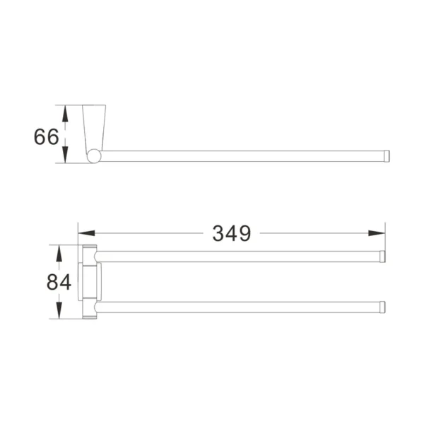 Держатель для полотенца Shevanik SG5707C