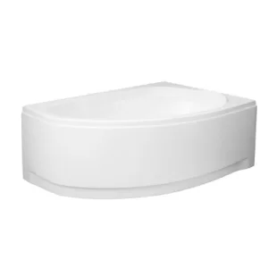 Акриловая ванна Polimat Marea 150x100 R, угловая правая, с ножками, белый