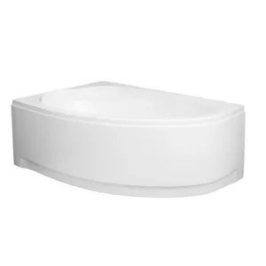 Акриловая ванна Polimat Marea 150x100 L, угловая левая, с ножками, белый