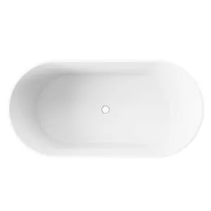 Ванна из искусственного камня Polimat Ida 150x75 отдельностоящая, белый