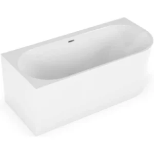 Акриловая ванна Polimat Sola 160x75 L, пристенная угловая левая, белый