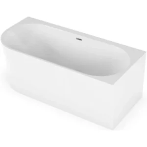 Акриловая ванна Polimat Sola 160x75 R, пристенная угловая правая, белый