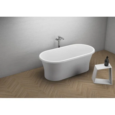 Акриловая ванна Polimat Amona 150x75 отдельностоящая, белый