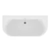 Акриловая ванна Polimat Sola 150x75 пристенная, белый