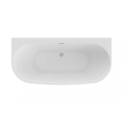 Акриловая ванна Polimat Risa 160x80 пристенная, белый