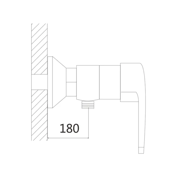 Смеситель для душа Shevanik S5016T