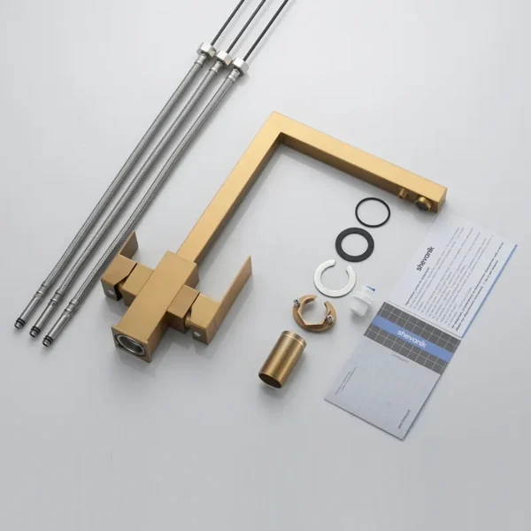 Смеситель для кухни с подключением к фильтру воды Shevanik S148G