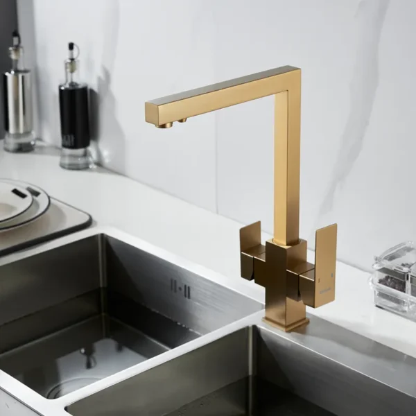 Смеситель для кухни с подключением к фильтру воды Shevanik S148G