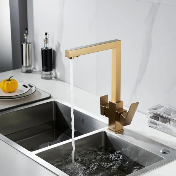 Смеситель для кухни с подключением к фильтру воды Shevanik S148G