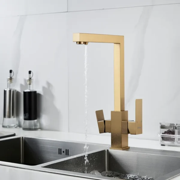 Смеситель для кухни с подключением к фильтру воды Shevanik S148G