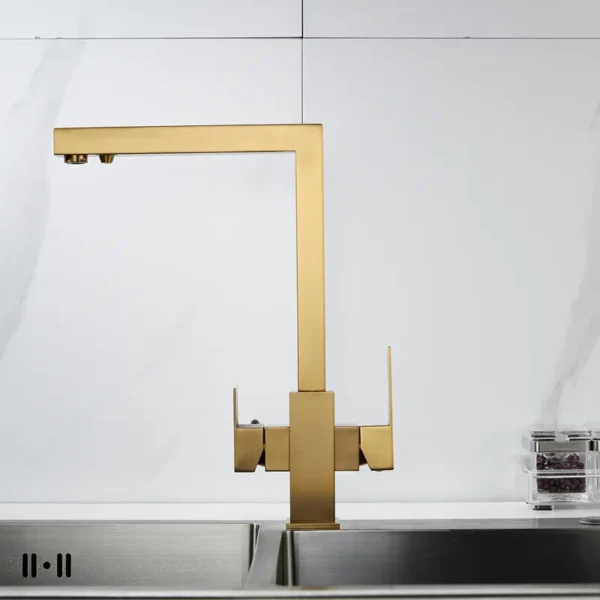 Смеситель для кухни с подключением к фильтру воды Shevanik S148G