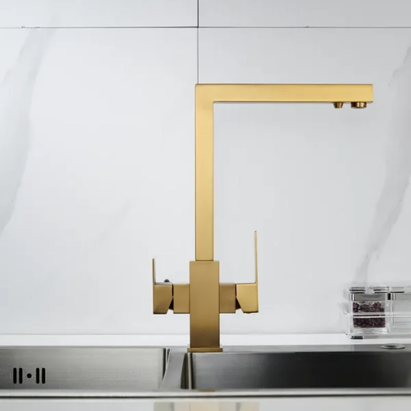 Смеситель для кухни с подключением к фильтру воды Shevanik S148G