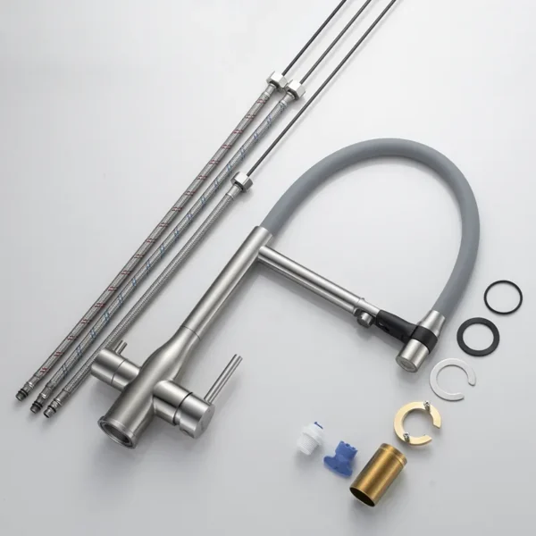 Смеситель для кухни с подключением к фильтру воды Shevanik S378L