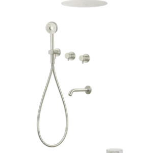 Встраиваемая душевая система для ванны и душа MILLEAU Tissage MSS 530BIM/801Q-BN на 3 потока (комплект с монтажным блоком), Никель браш