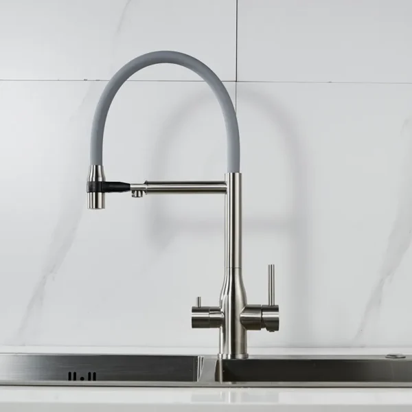 Смеситель для кухни с подключением к фильтру воды Shevanik S378L