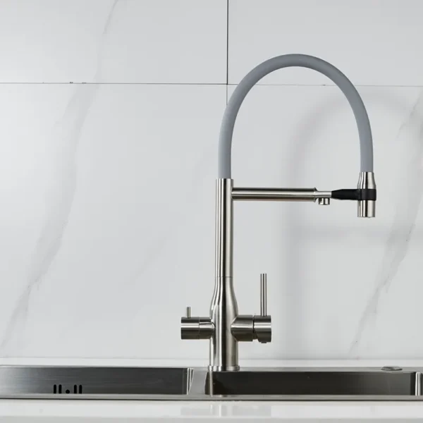 Смеситель для кухни с подключением к фильтру воды Shevanik S378L