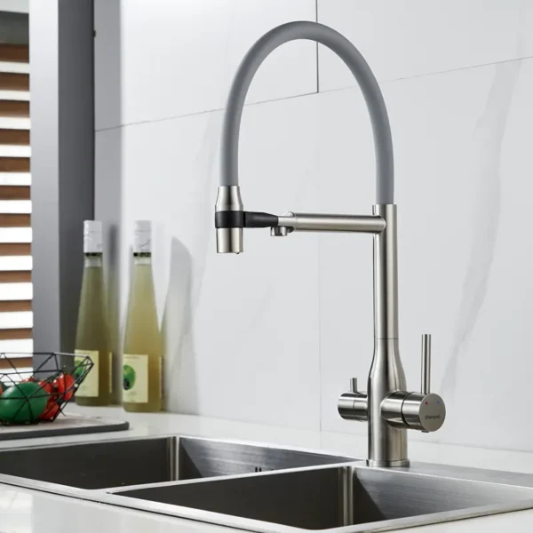 Смеситель для кухни с подключением к фильтру воды Shevanik S378L