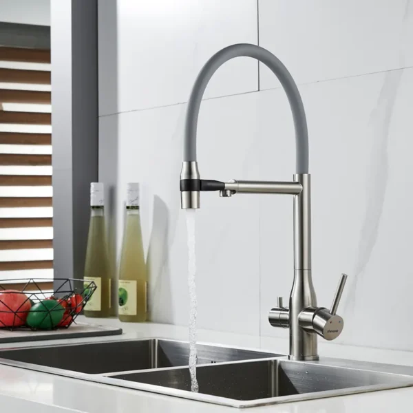 Смеситель для кухни с подключением к фильтру воды Shevanik S378L