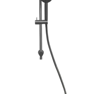 Смеситель для ванны и душа MILLEAU Tissage ML81803M/0705BD-GM c душевым гарнитуром, Оружейная сталь