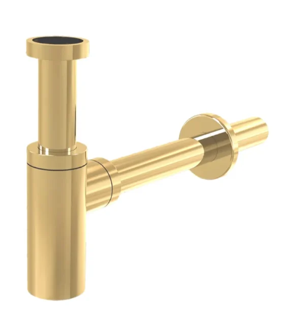 Сифон для раковины MILLEAU Tissage ML958LT-BG, золото браш