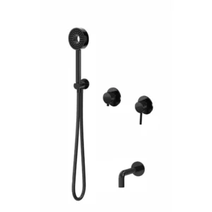 Встраиваемая душевая система для ванны и душа MILLEAU Tissage MSS 520BIM/324Q-GB на 2 потока (комплект с монтажным блоком)