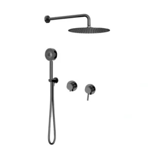 Встраиваемая душевая система для ванны и душа MILLEAU Tissage MSS 520BIM/801Q-GM на 2 потока (комплект с монтажным блоком)