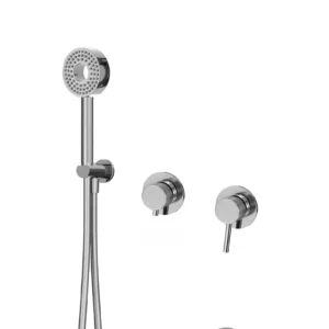 Встраиваемая душевая система для ванны и душа MILLEAU Tissage MSS 530BIM/802Q-CR на 3 потока (комплект с монтажным блоком), Хром